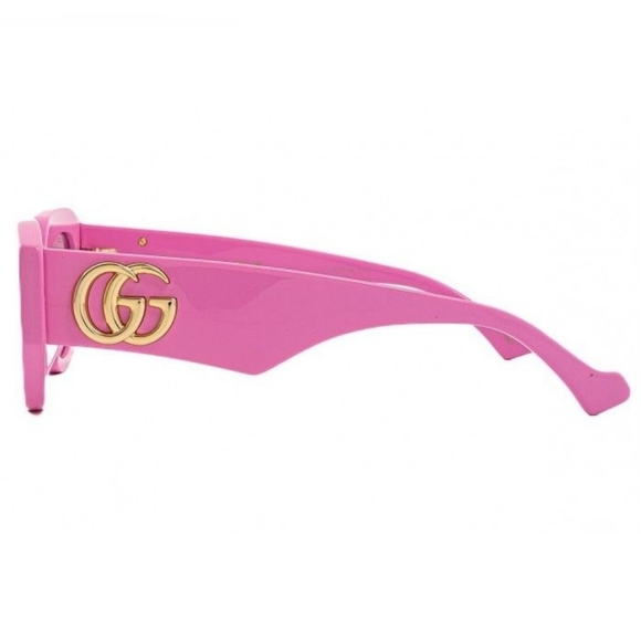 NEW GUCCI PINK OVAL WOMEN GG1421S 004 SUNGLASSES GUCCI - Picture 5 of 6